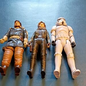 Star Wars Action Figures - Brown, Black, and White